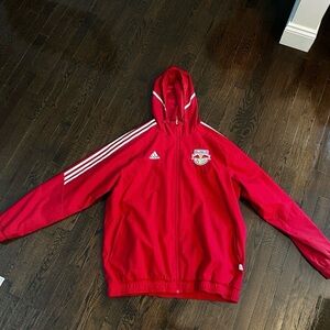 Red Bull New York Full-Zip Windbreaker/Rain Jacket